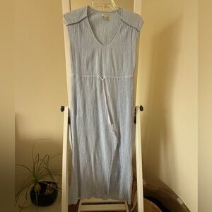 J. Crew Light Blue Textured Dress